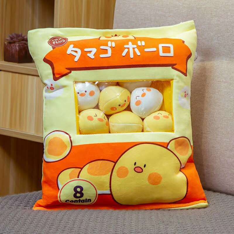 A Big Bag Of Snack Doll Cute Doll Sleeping Pillow For Girl Ankle Biter Pillow