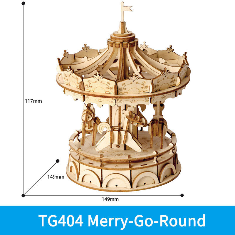 Creative 3d three-dimensional puzzle handmade