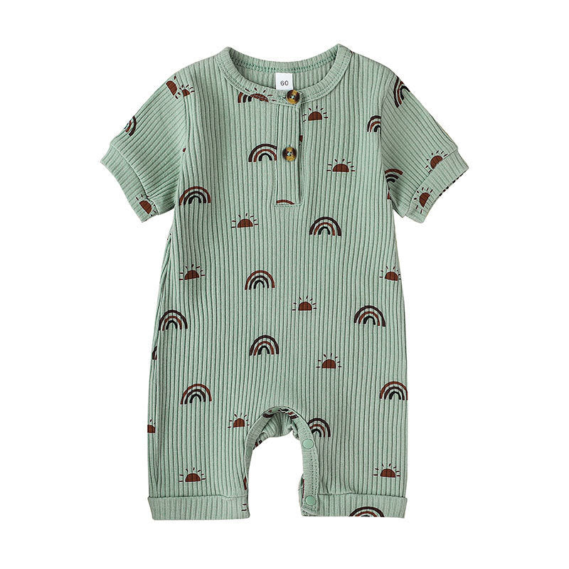 Summer New Short Sleeves For Baby And Infants Rompers Jumpsuit