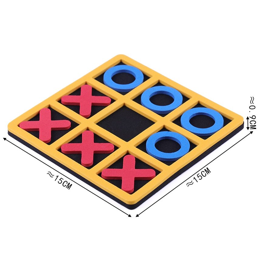 Multifunctional children's table accessories EVA Tic-Tac-Toe