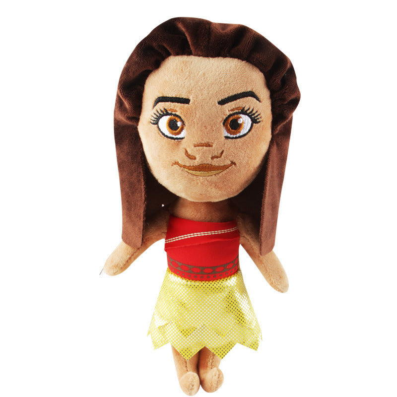 Marine Romance Moana Plush Mo Ahna Princess Doll Maui Rooster Pig Doll Wholesale