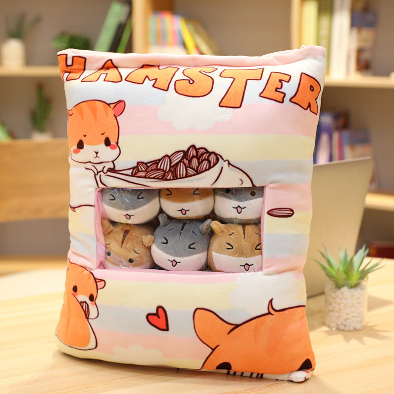 A Big Bag Of Snack Doll Cute Doll Sleeping Pillow For Girl Ankle Biter Pillow