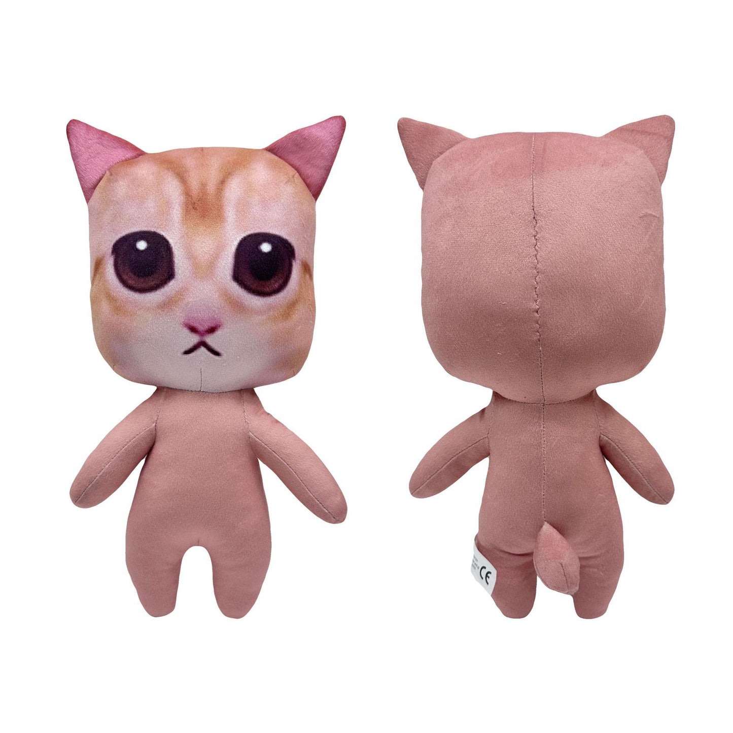 Simulation Internet Celebrity Paper Cat Plush Puppet And Doll