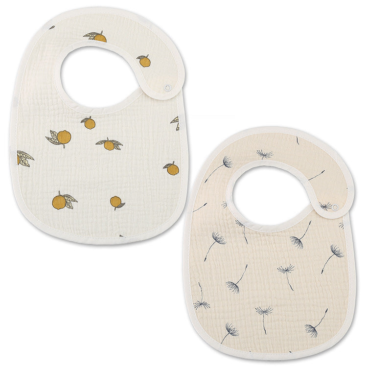Thin Kids' Bib Pure Cotton Waterproof Gauze Saliva Towel