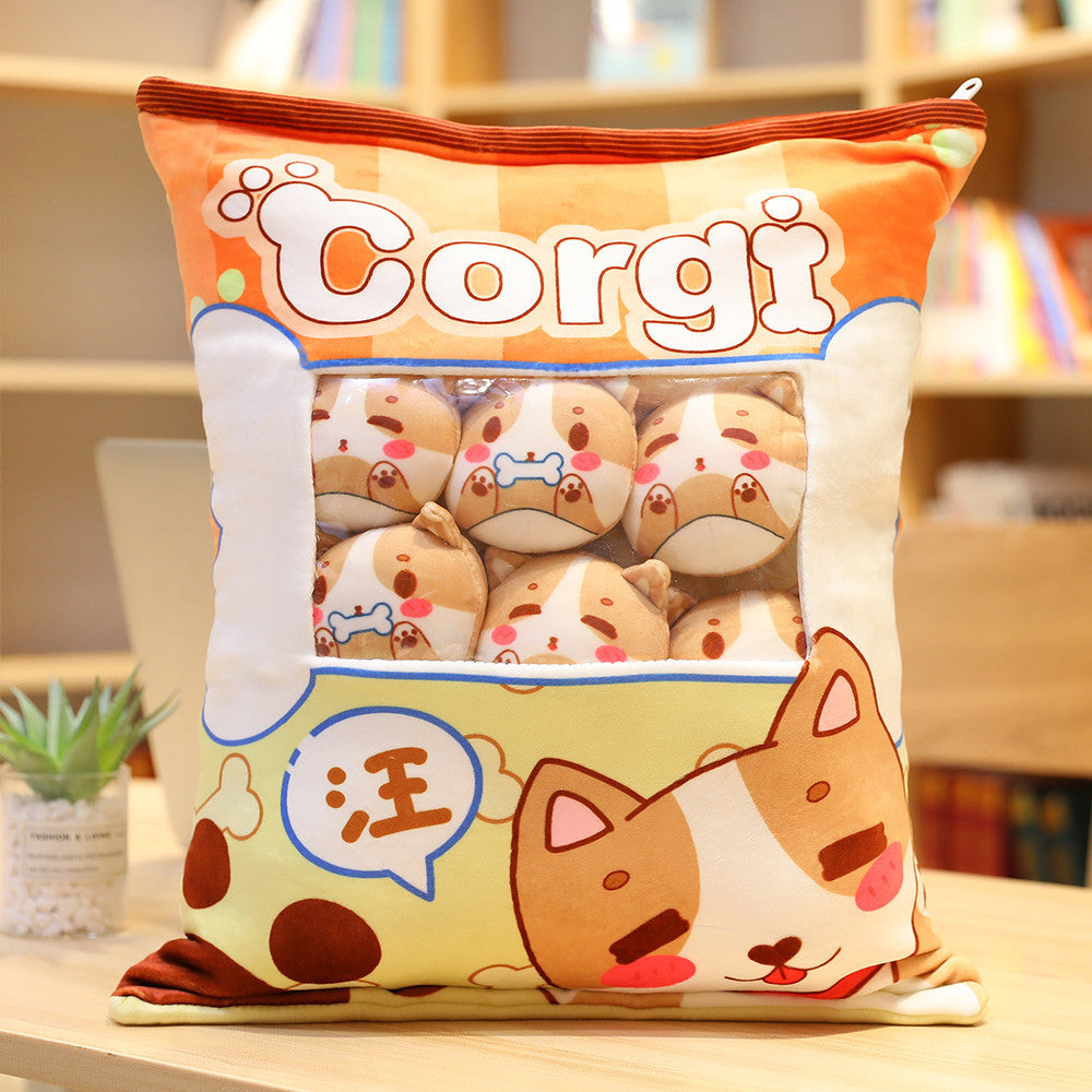 A Big Bag Of Snack Doll Cute Doll Sleeping Pillow For Girl Ankle Biter Pillow