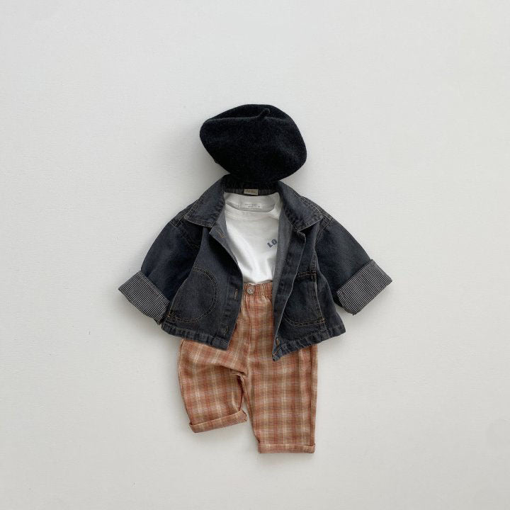 Men's Treasure Babies' Trousers Plaid Pants Leisure