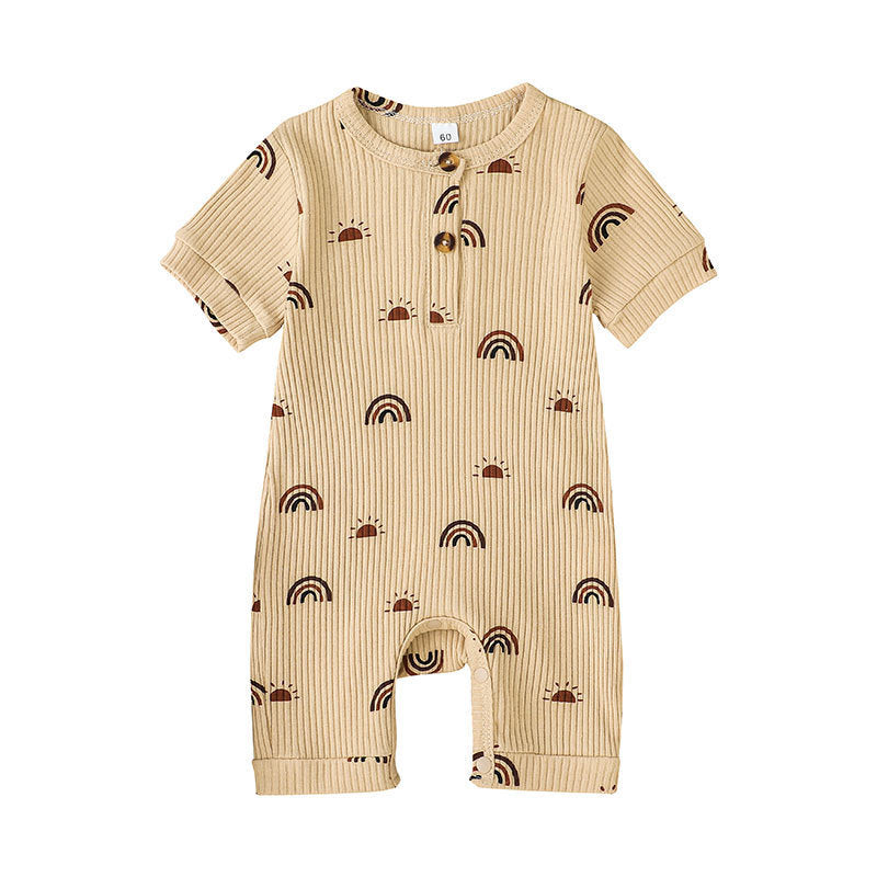 Summer New Short Sleeves For Baby And Infants Rompers Jumpsuit