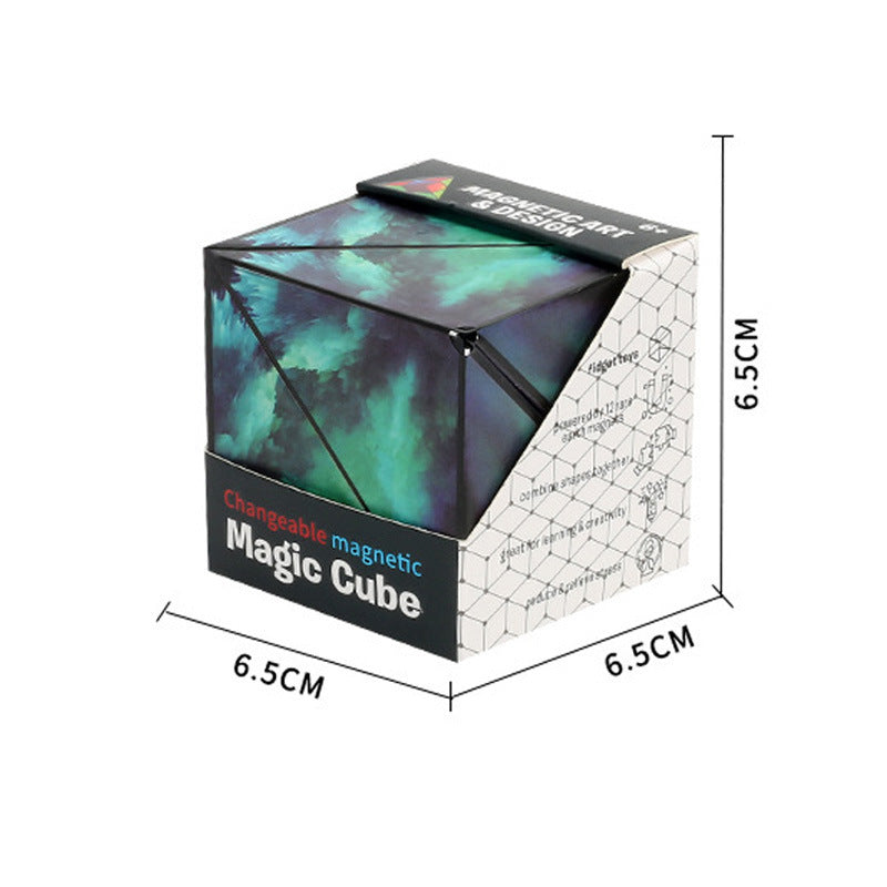 Super Cool 3d Geometric Magnetic Cube Training Puzzle Variety Puzzle Children's Toys