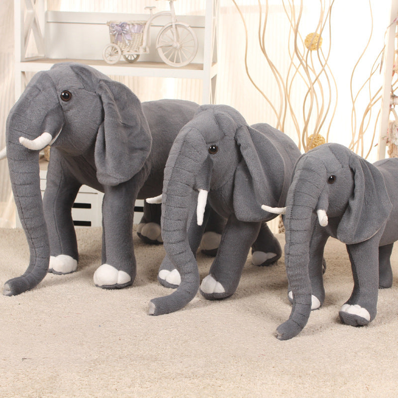 Simulation elephant plush toy