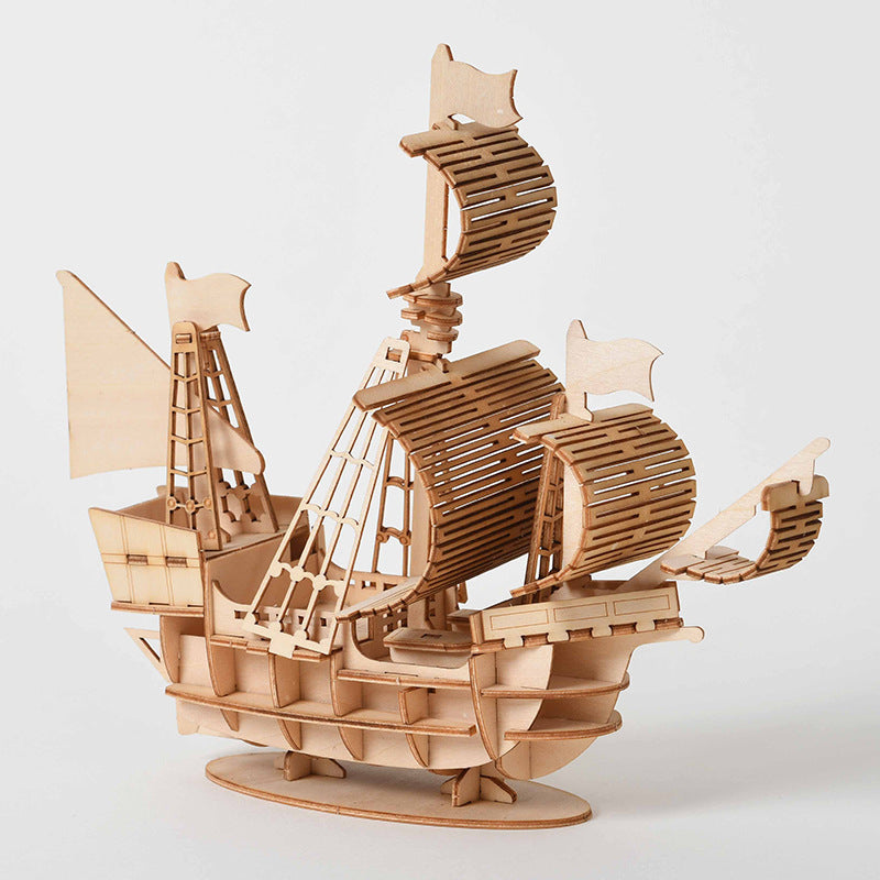 Creative Gift DIY Wooden Assembly Model Making