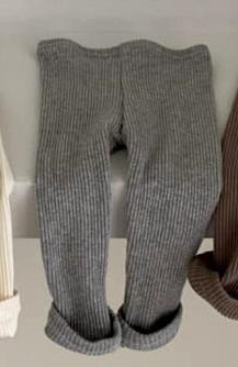 Baby Cotton Pit Strip Stretch Leggings Go Out And Leisure All-match