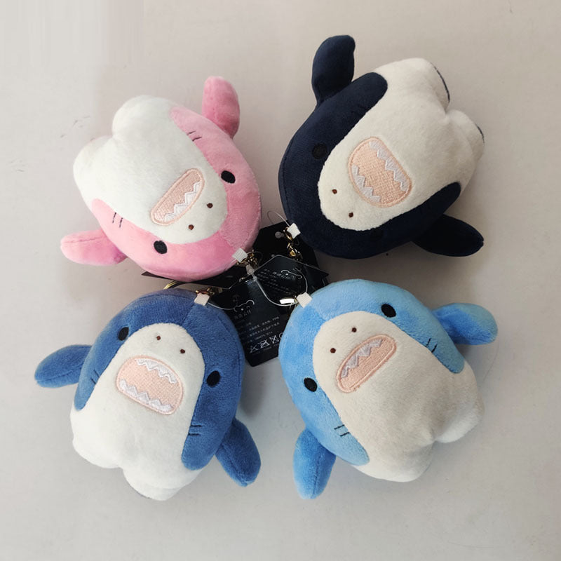Color Plush Pendant Fragrance Shark Cute Keychain