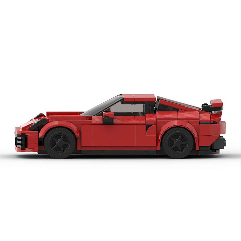 Small Particles Suit Turbo Speed 8 Grid Building Blocks Racing Car