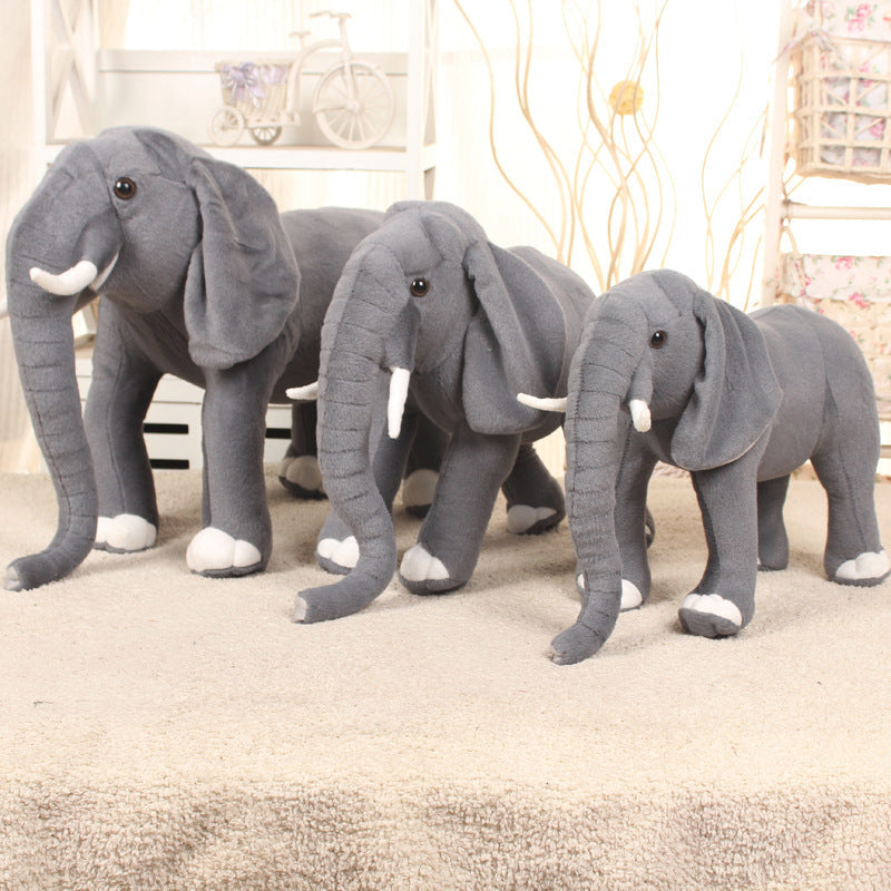 Simulation elephant plush toy