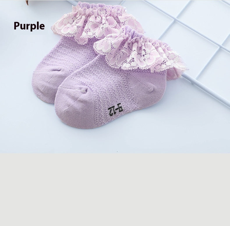 Summer New Girls Lace Socks Lace Socks