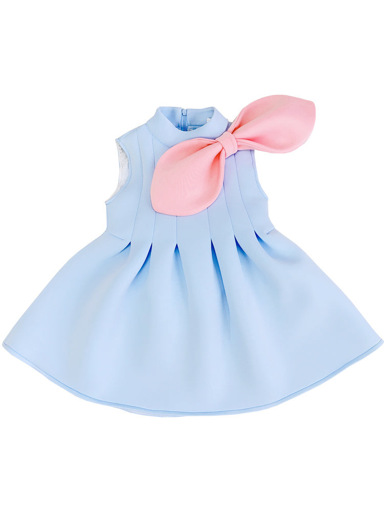 Girls' Tank Top Dress Fashion Light Luxury Bow