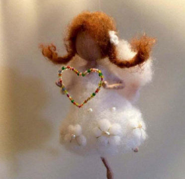 Poke Le Wool Felt Handmade Diy Villain Doll Fairy Handmade Car Hanging To Pass The Time Material Package