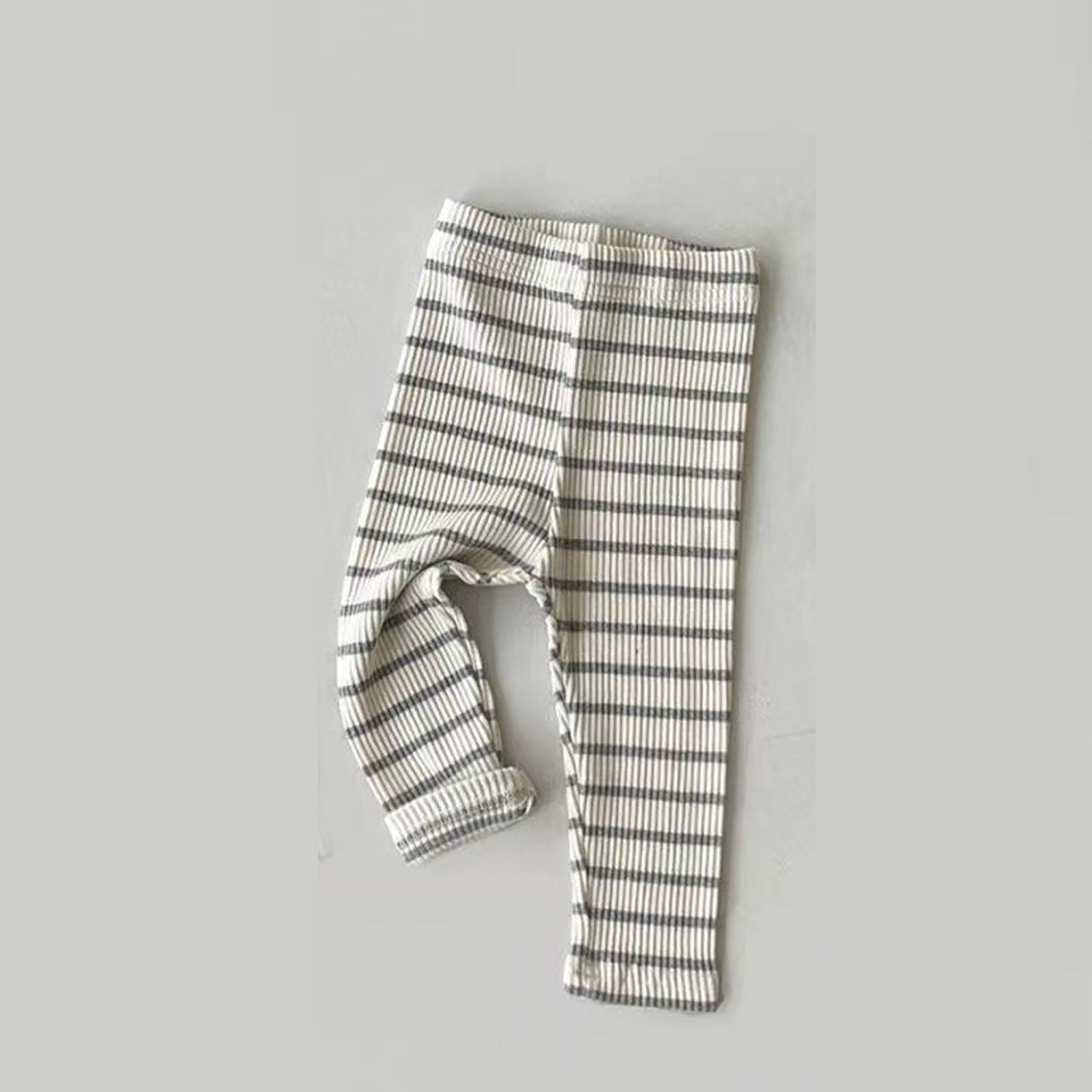 Baby Leggings Elastic Slim Pants For Boys And Girls Striped Trousers