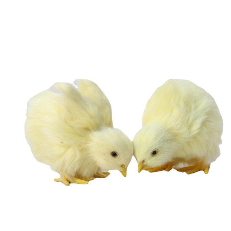 Animal Doll Children Teaching Static Model Chick Decoration