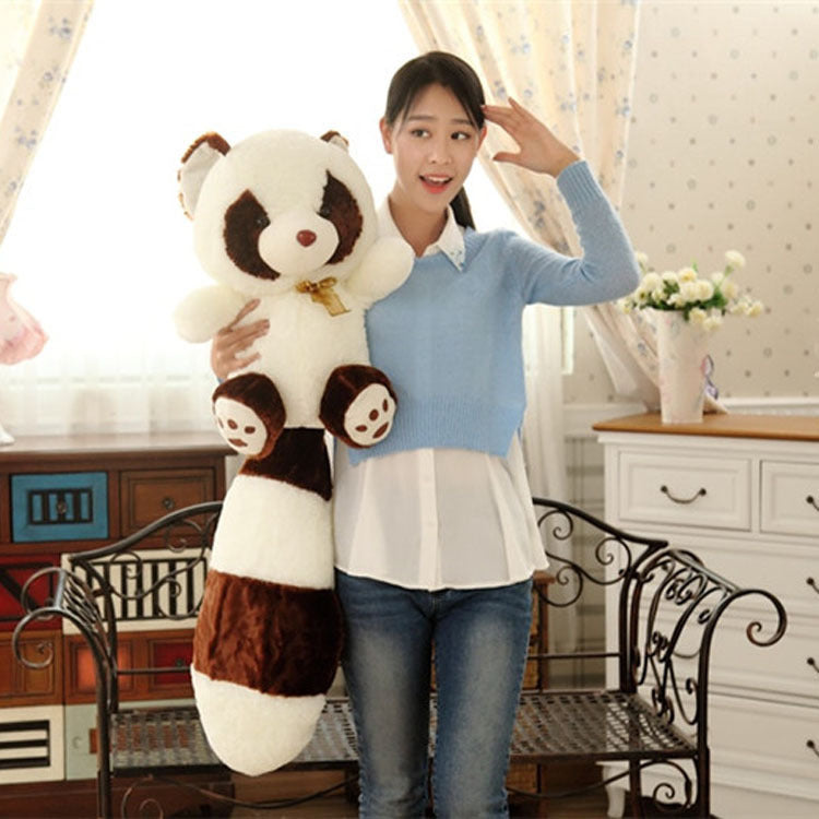 Long tail raccoon plush toy