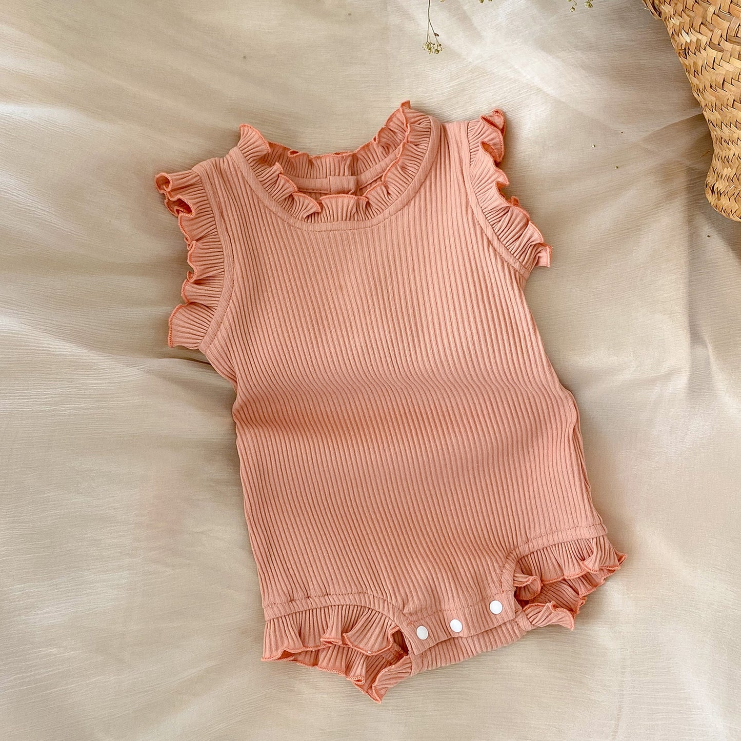 Women's Drawstring Bottom-enlarged Pants Romper Suit