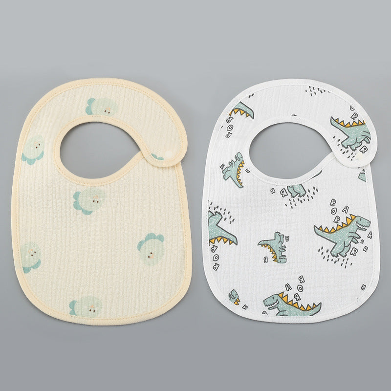 Thin Kids' Bib Pure Cotton Waterproof Gauze Saliva Towel