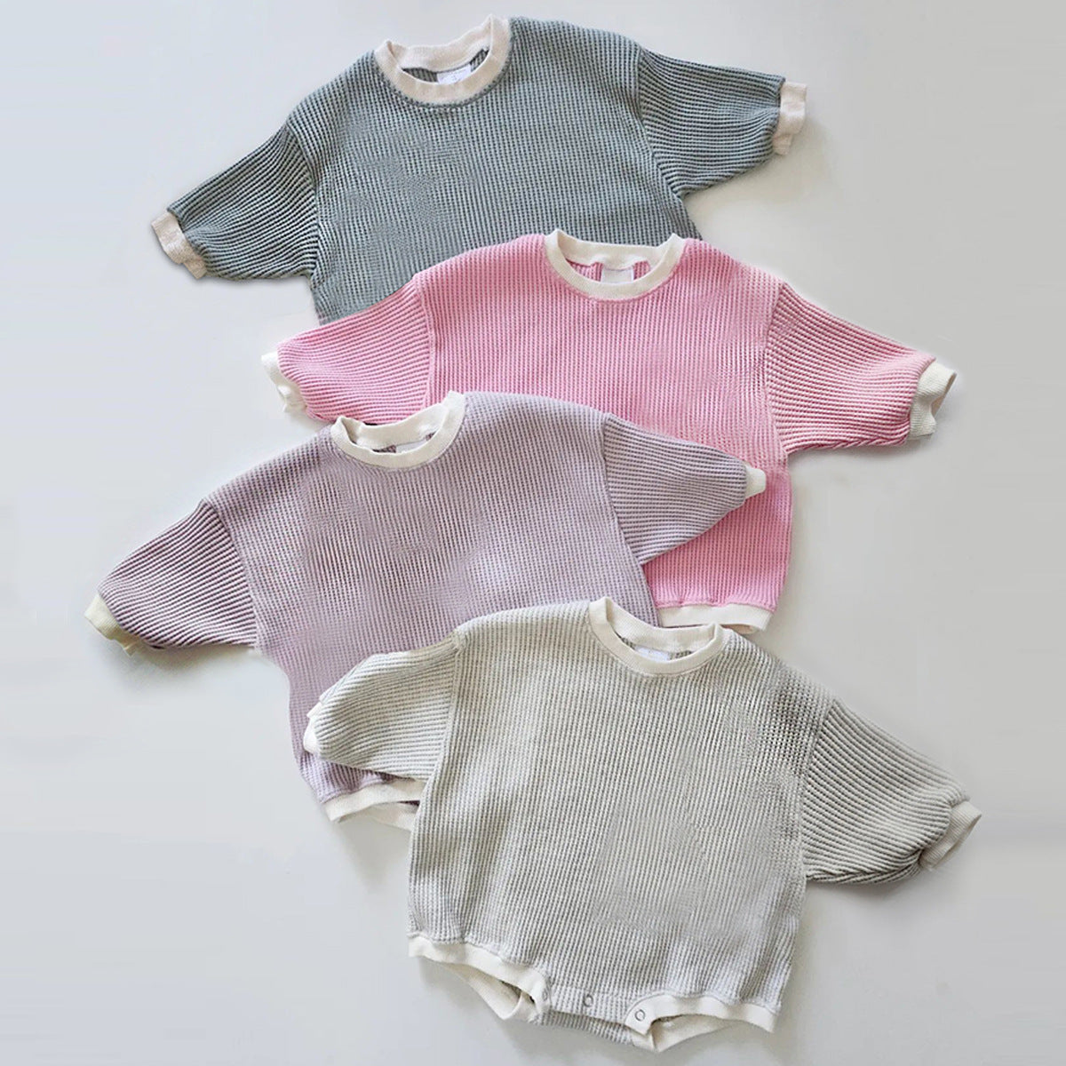 Infant Ins Style Romper Long-sleeve Jumpsuit