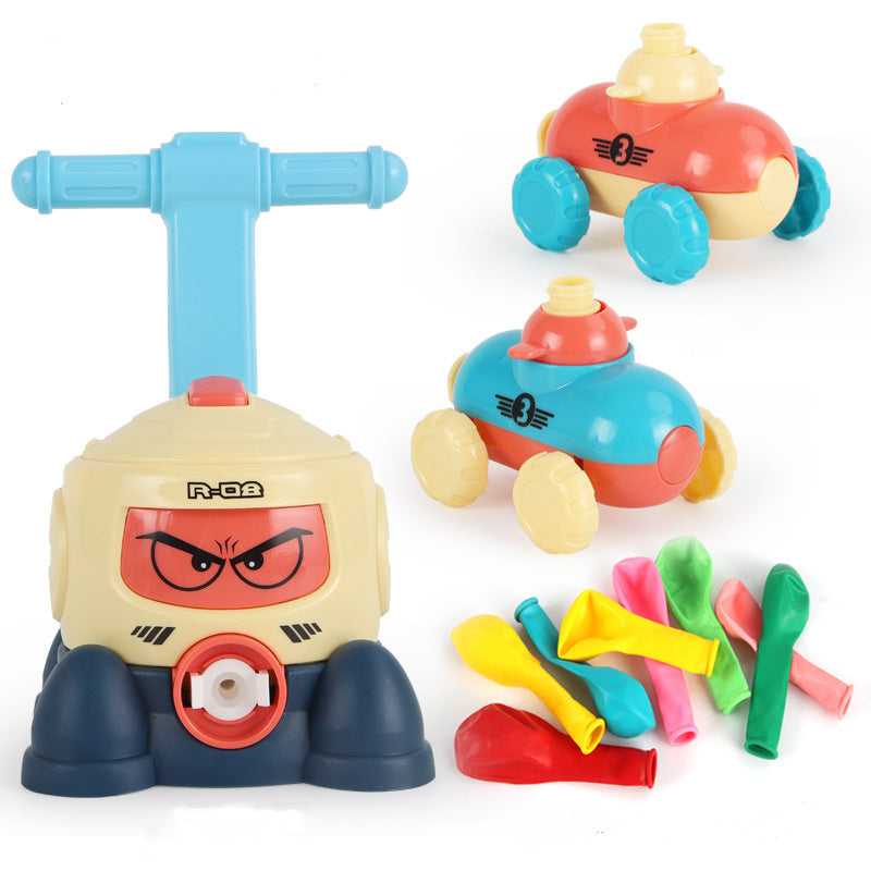 Power Balloon Launch Tower Toy Puzzle Education Inertia Air Power Balloon Car Science Experimen Toy For Children Gift