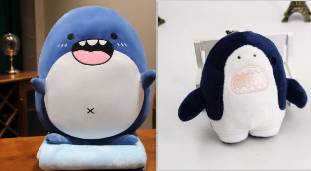 Color Plush Pendant Fragrance Shark Cute Keychain