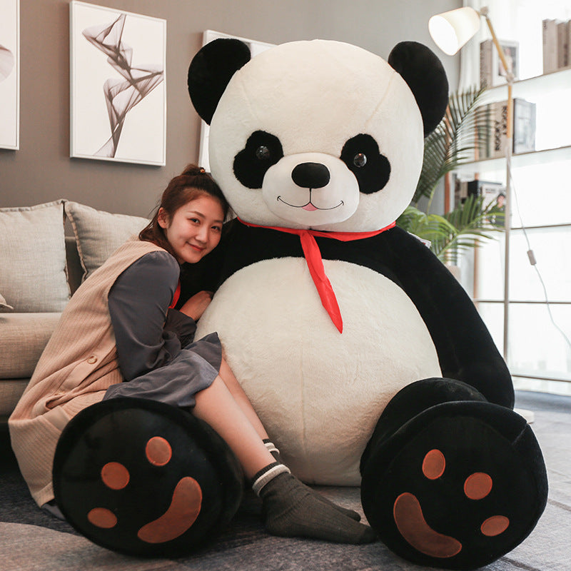 Cute panda plush toy doll