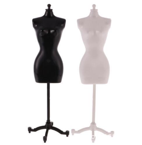 White Black Dress Form Clothing Clothes Gown Gisplay Mannequin Model Stand Doll