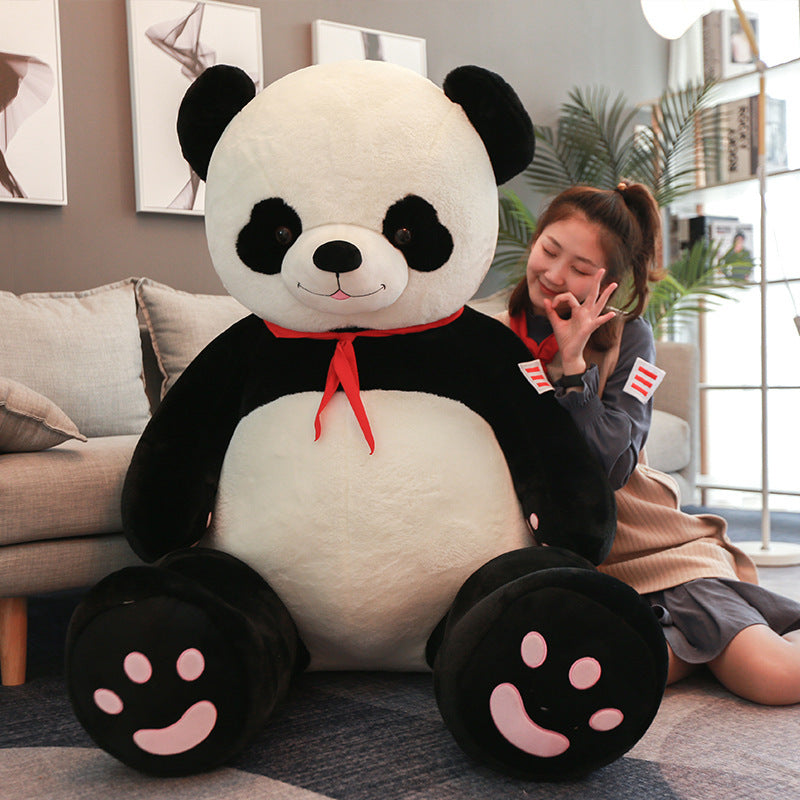 Cute panda plush toy doll