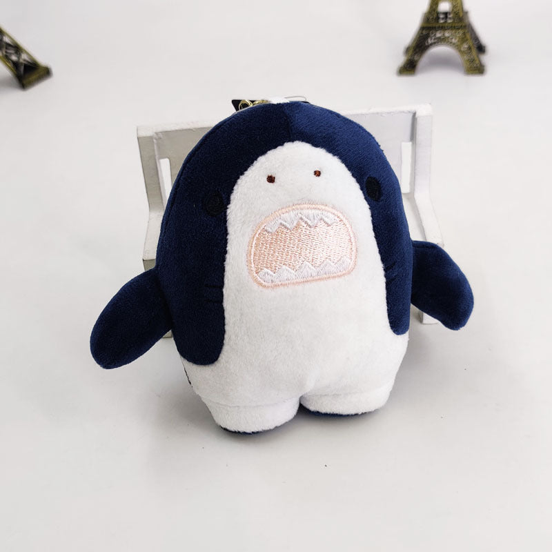 Color Plush Pendant Fragrance Shark Cute Keychain