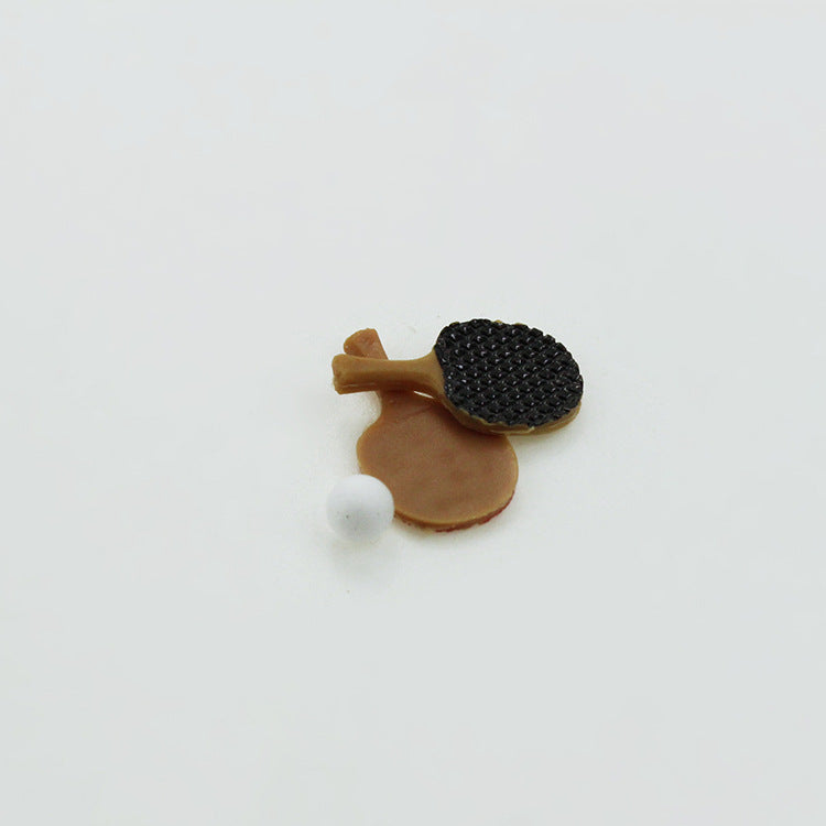 Dollhouse Accessories Mini Table Tennis Racket