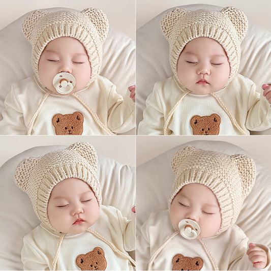 Korean Baby Cute Cartoon Ear Protection Hat