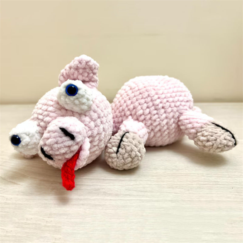Hand-knitted Creative Animal Door Stop Ornaments