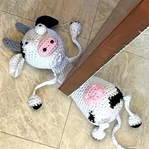 Hand-knitted Creative Animal Door Stop Ornaments