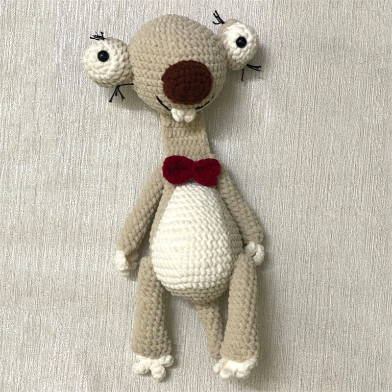 Hand-knitted Creative Animal Door Stop Ornaments