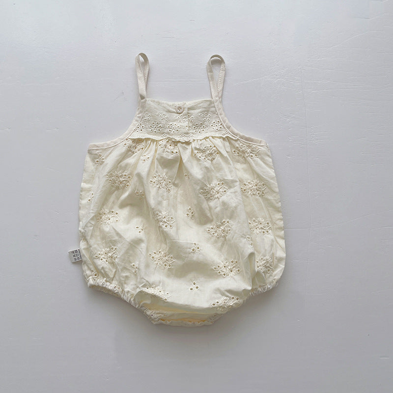 Summer Baby Sling Onesie Thin Bodysuit