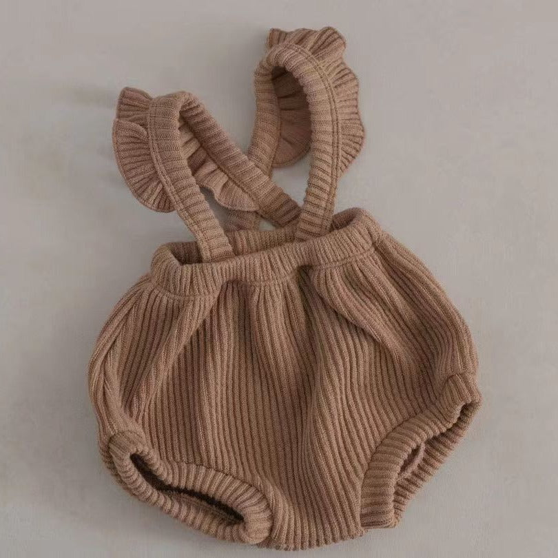 Newborn Lace Overalls Infant Toddler Triangle Shorts