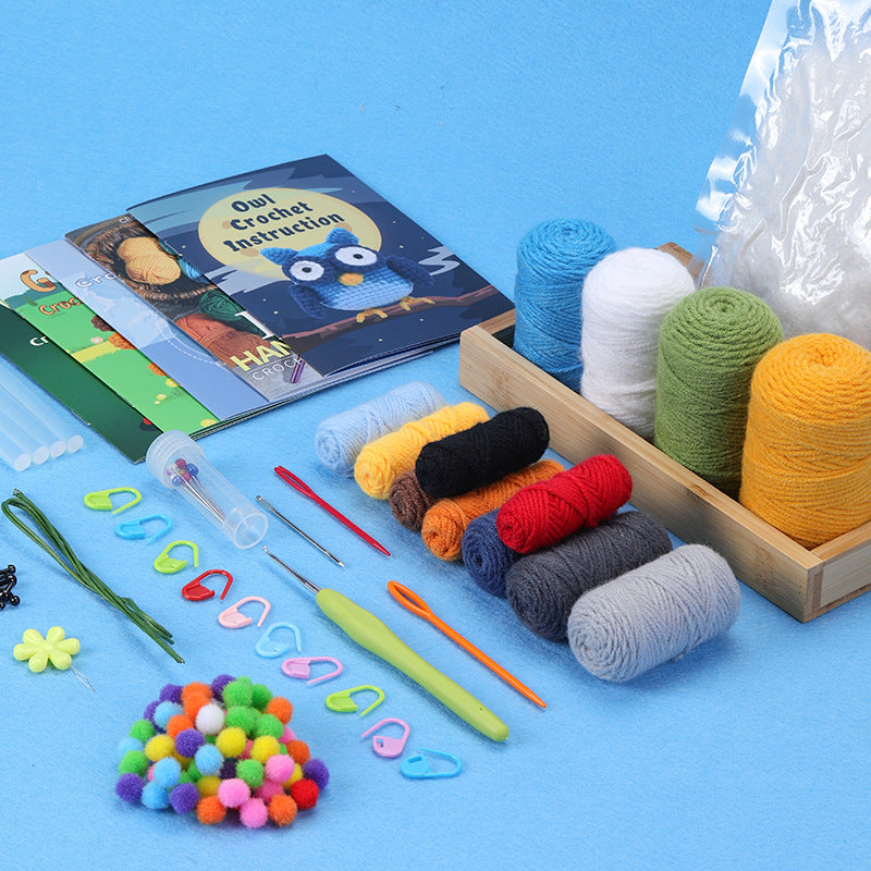 Ugly Doll Cartoon Animal Crocheted Material Package