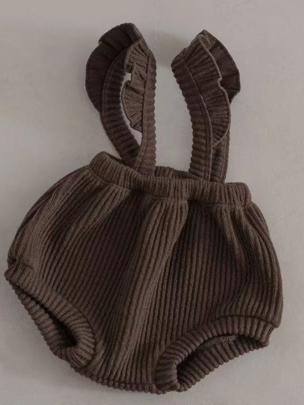 Newborn Lace Overalls Infant Toddler Triangle Shorts