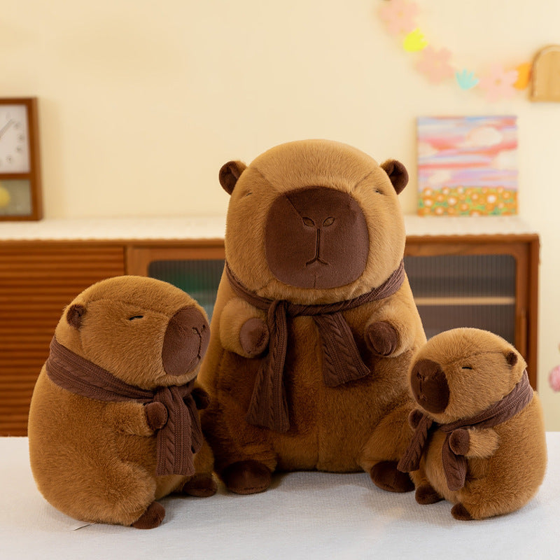 Cute Scarf Capabala Figurine Doll