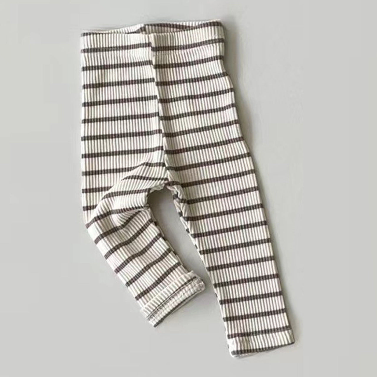 Baby Leggings Elastic Slim Pants For Boys And Girls Striped Trousers