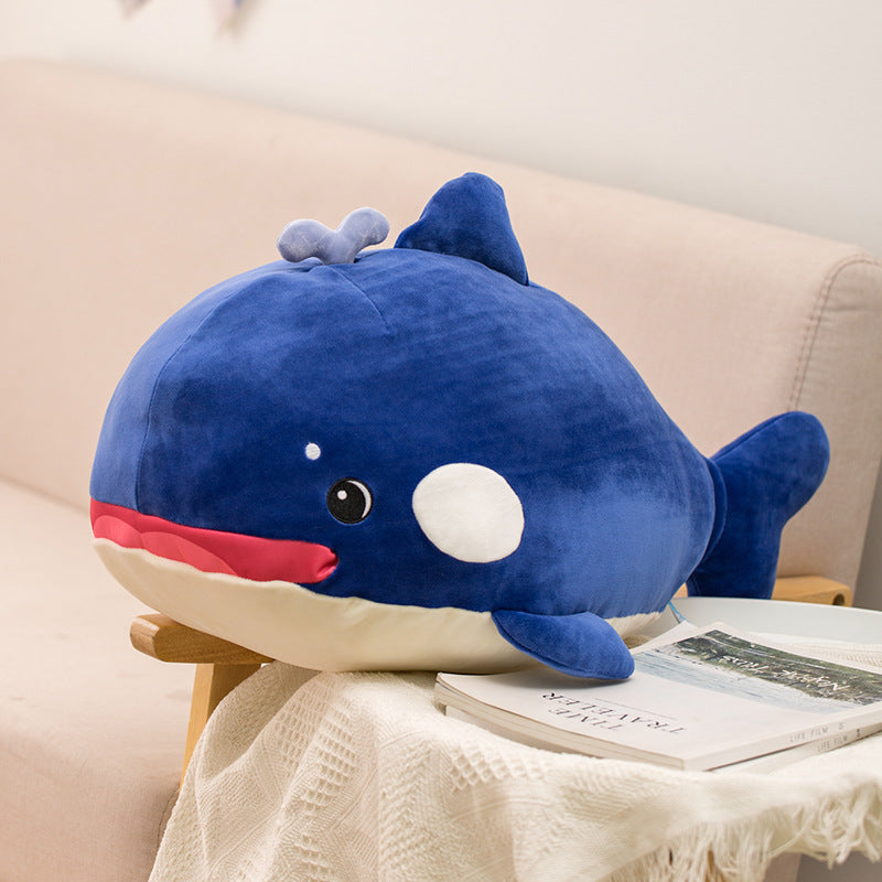Cute Soft Whale Shark Dolphin Pillow Plush Toy Creative Marine Animal Doll