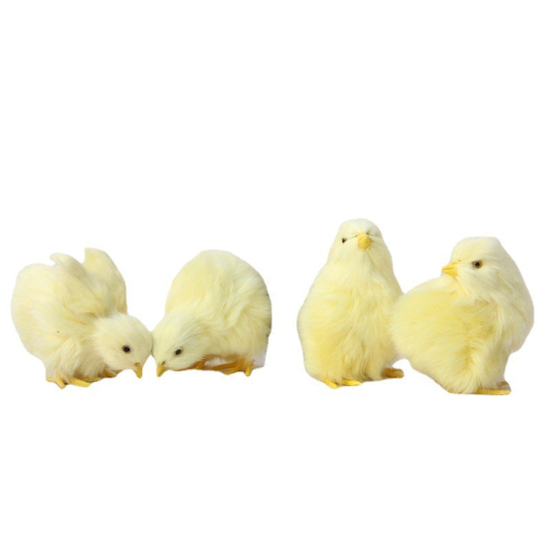 Animal Doll Children Teaching Static Model Chick Decoration