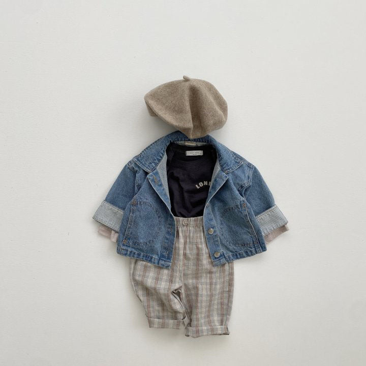 Men's Treasure Babies' Trousers Plaid Pants Leisure
