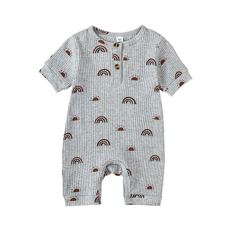 Summer New Short Sleeves For Baby And Infants Rompers Jumpsuit