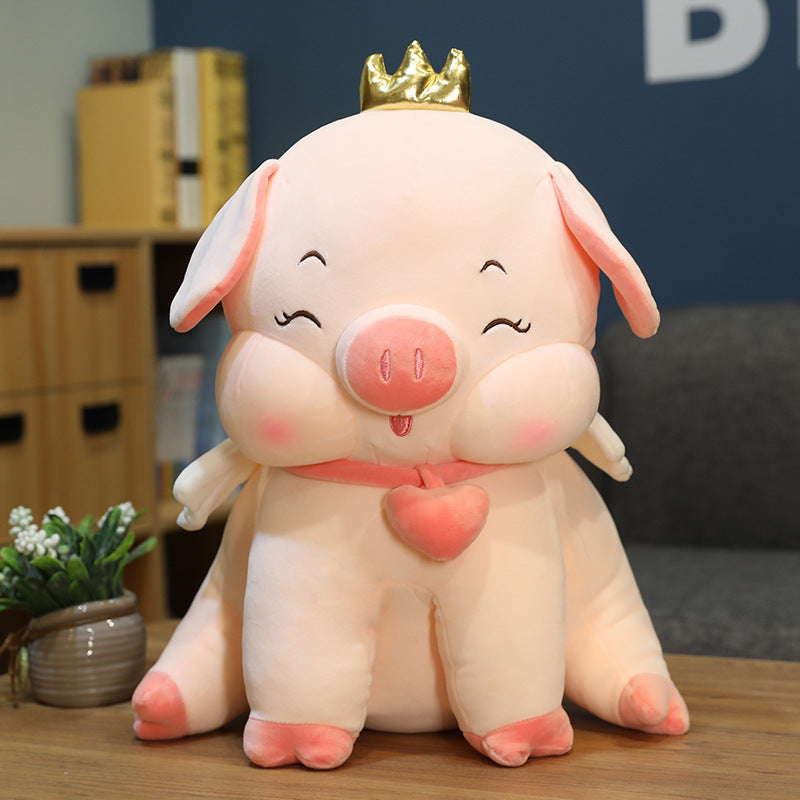 Angel Pig Plush Toy Doll