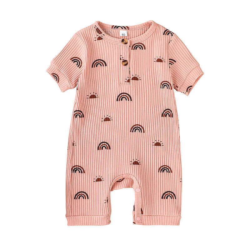 Summer New Short Sleeves For Baby And Infants Rompers Jumpsuit